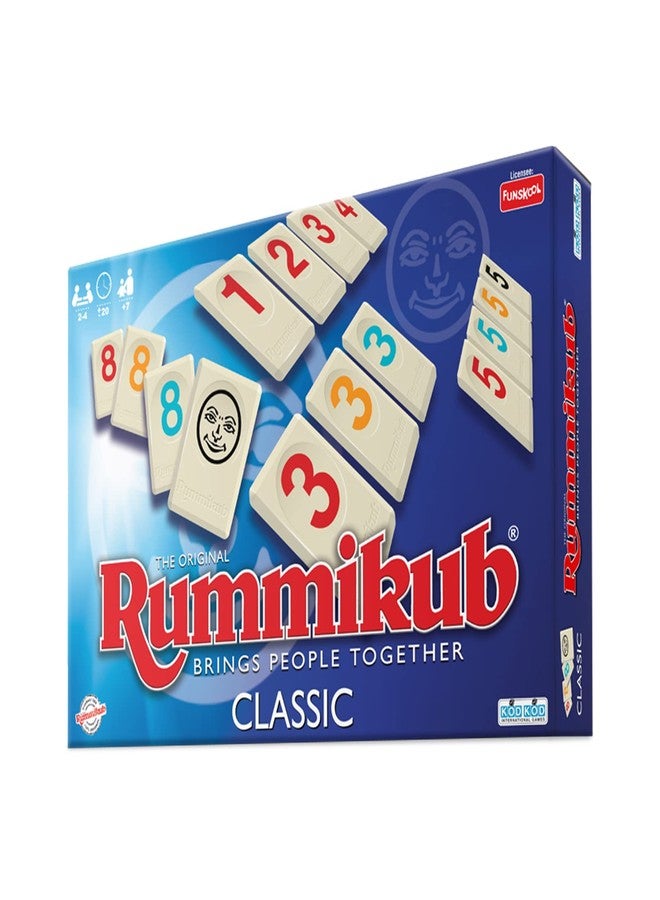 Funskool Original Rummikub Number, Classic Tile Game for Kids, 2-4 Players, Educational, Fun & Engaging, Perfect for Family Game Nights, Fast-Paced and Easy to Learn, Gift Set for Kids, Ages 7+ Years - Image 2